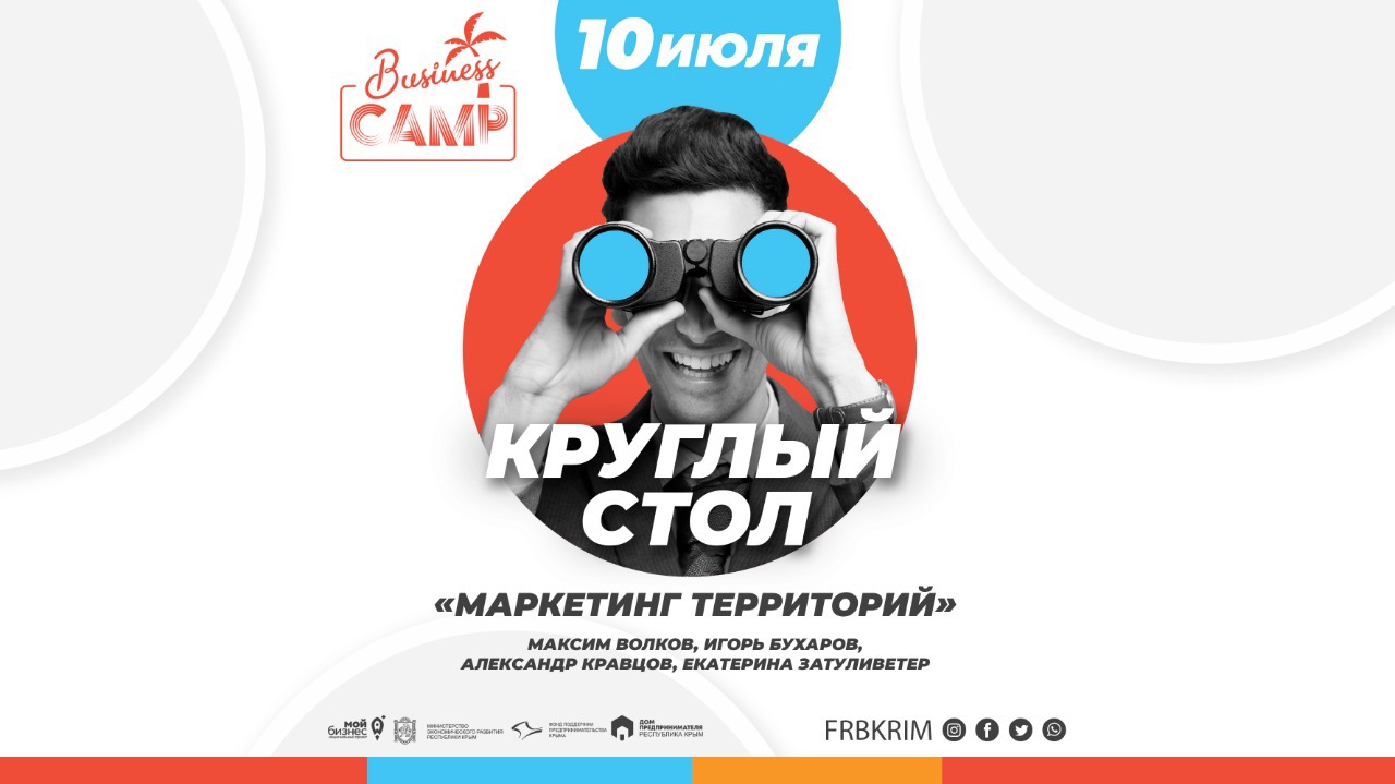 БИЗНЕС CAMP-2020  Круглый стол «Маркетинг территорий: формируем бренд Крыма»
